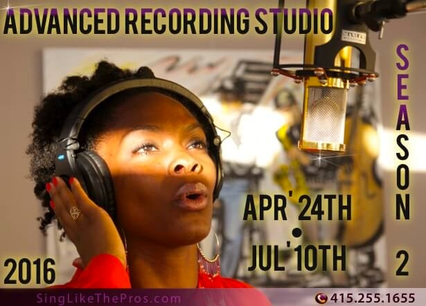 Advanced Recording Class-SLS-SingLikeTheStarz.com Studios SF Bay Area Oakland